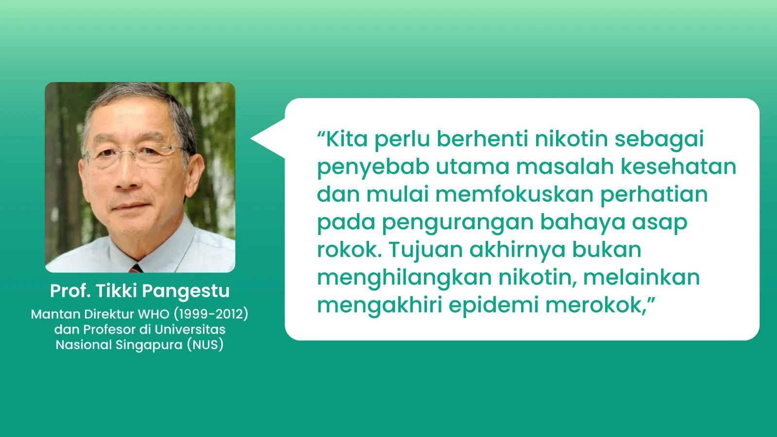 Ilustrasi untuk Mantan Direktur WHO: Peran Nikotin dan Produk Tembakau Alternatif dalam Epidemi Merokok