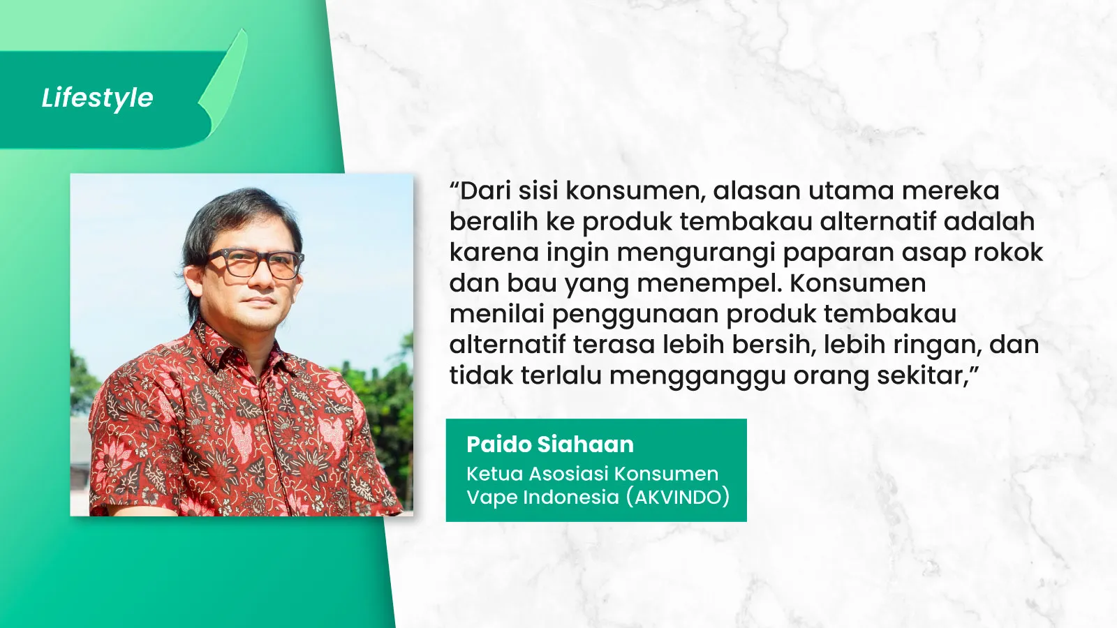 Ilustrasi untuk Tak Bau Asap Lagi, Ini Alasan Banyak Perokok Beralih ke Tembakau Alternatif