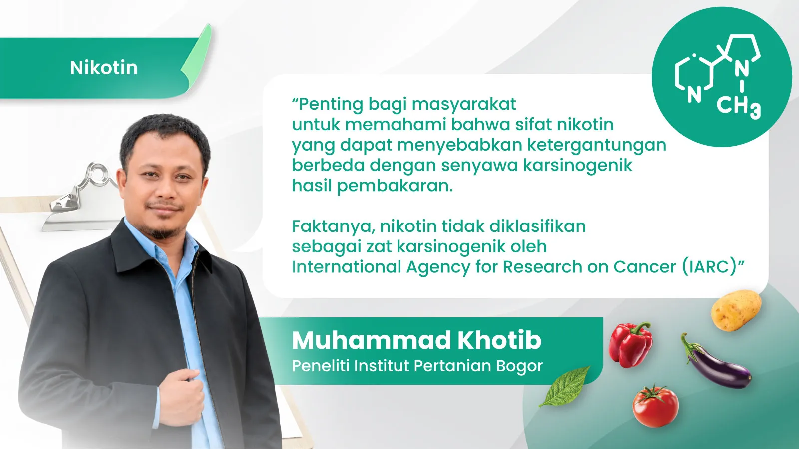Ilustrasi untuk Nikotin Bukan Zat Karsinogenik, Ketahui Faktanya