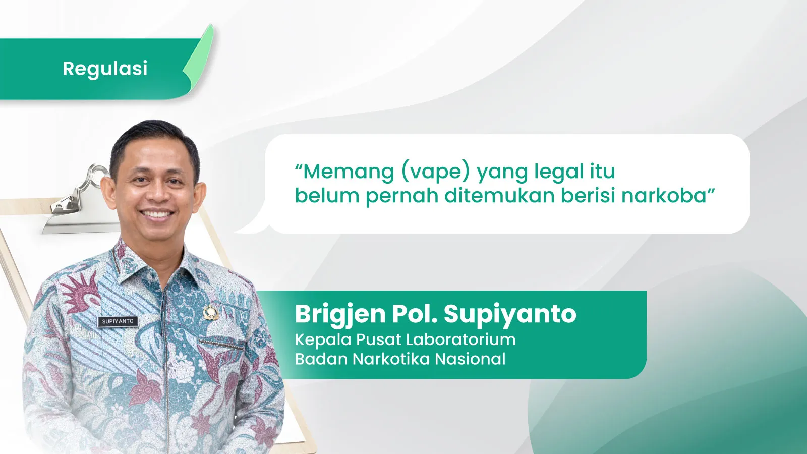 Ilustrasi untuk BNN Tak Temukan Narkoba dalam Vape Legal Berpita Cukai
