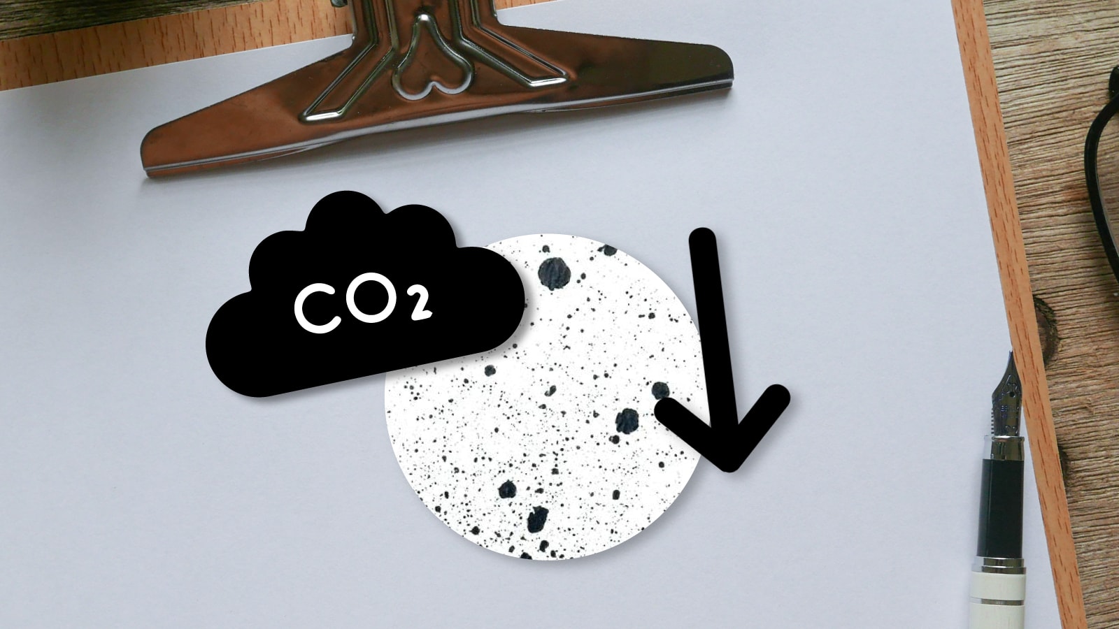 Ilustrasi pengurangan emisi CO2 sebagai bagian dari gaya hidup dan kebiasaan ramah lingkungan