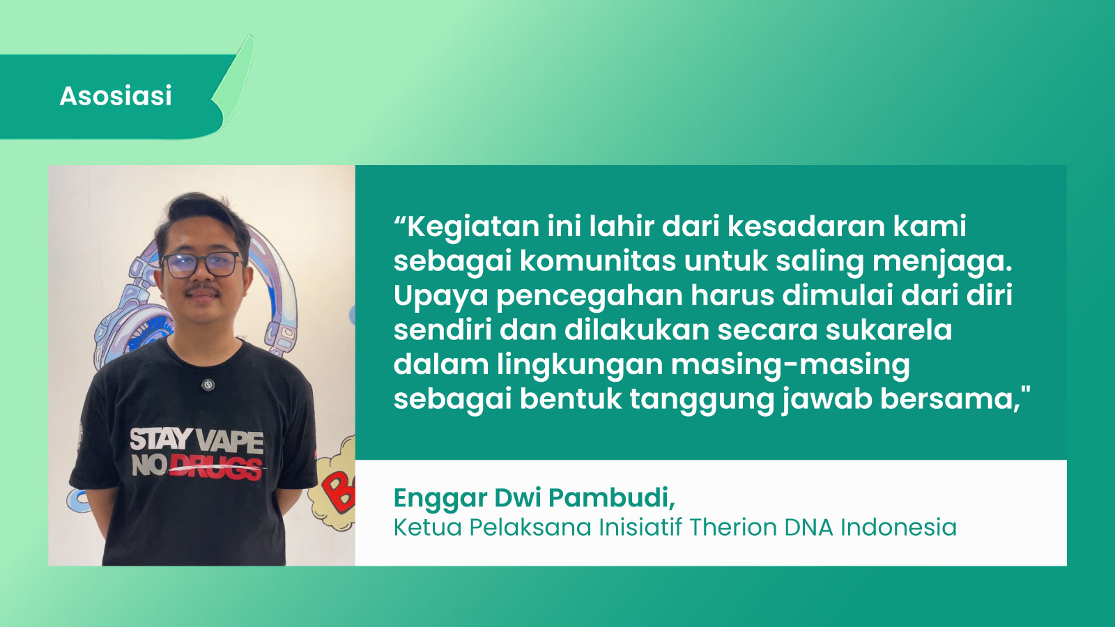 Ilustrasi untuk Komunitas Vaper Gandeng Badan Narkotika Nasional (BNN) untuk Inisiatif Edukasi Masyarakat Cegah Penyalahgunaan Narkotika